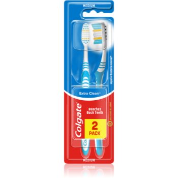 Colgate Extra Clean Medium periuta de dinti Medium - imagine 2